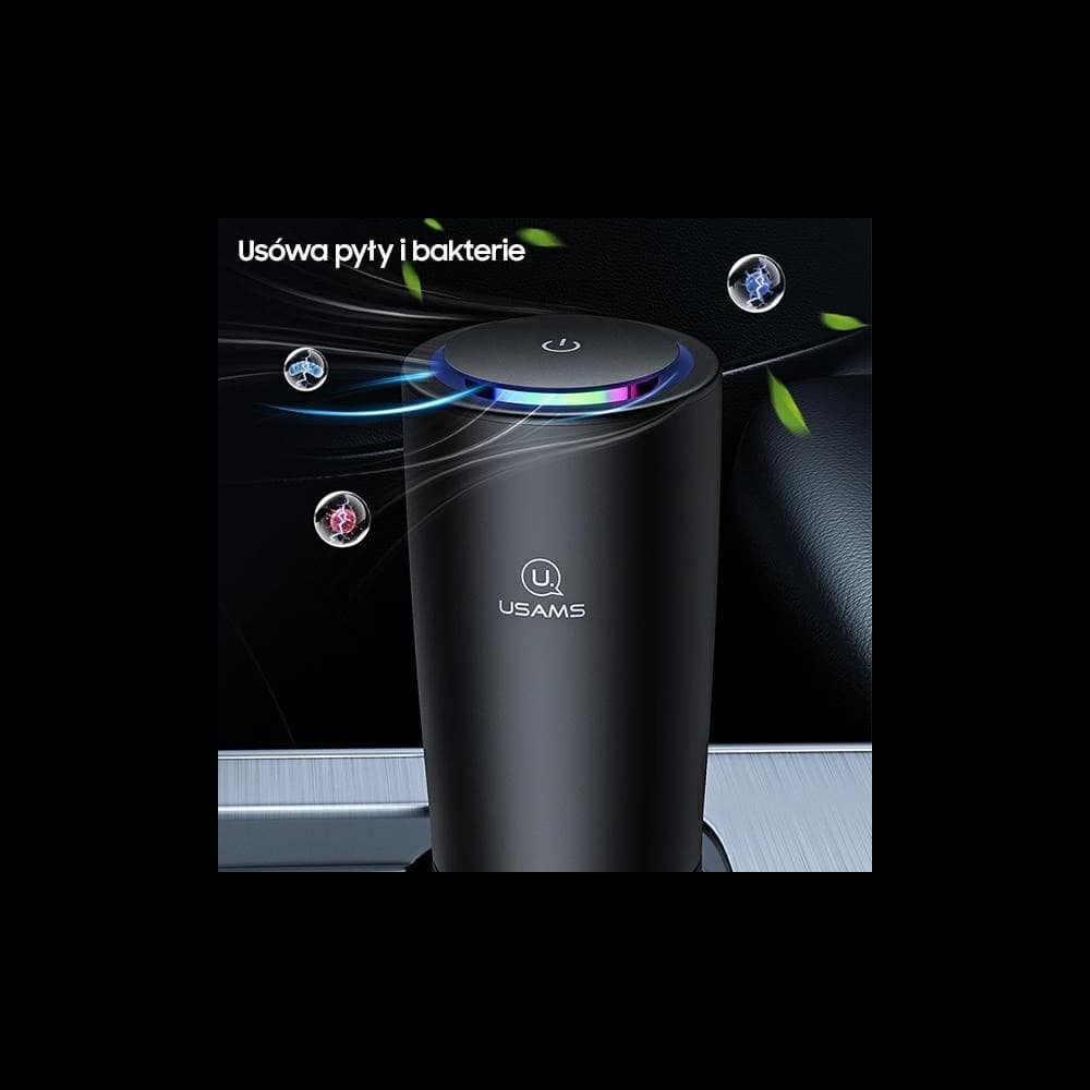 Tragbarer Luftionisator USAMS schwarz ZB181JHQ01 Anionenionisator Pm2,5 - 2