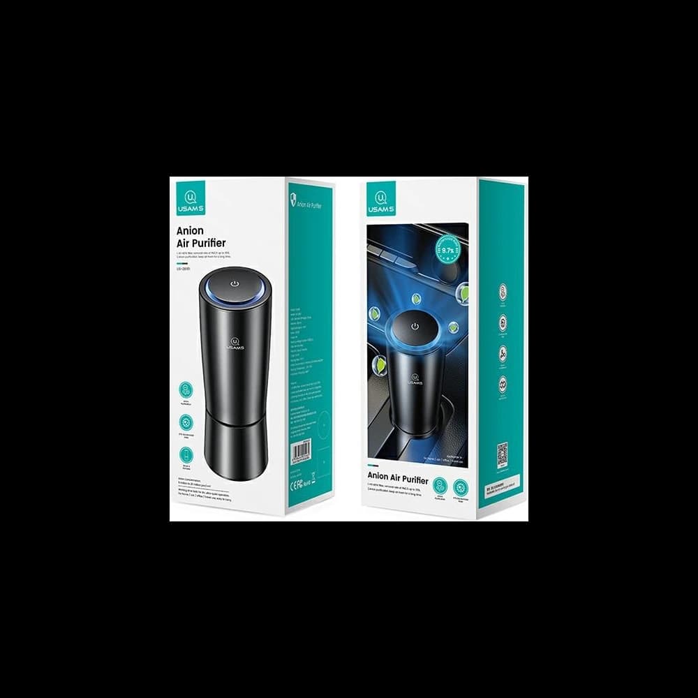 Tragbarer Luftionisator USAMS schwarz ZB181JHQ01 Anionenionisator Pm2,5 - 10