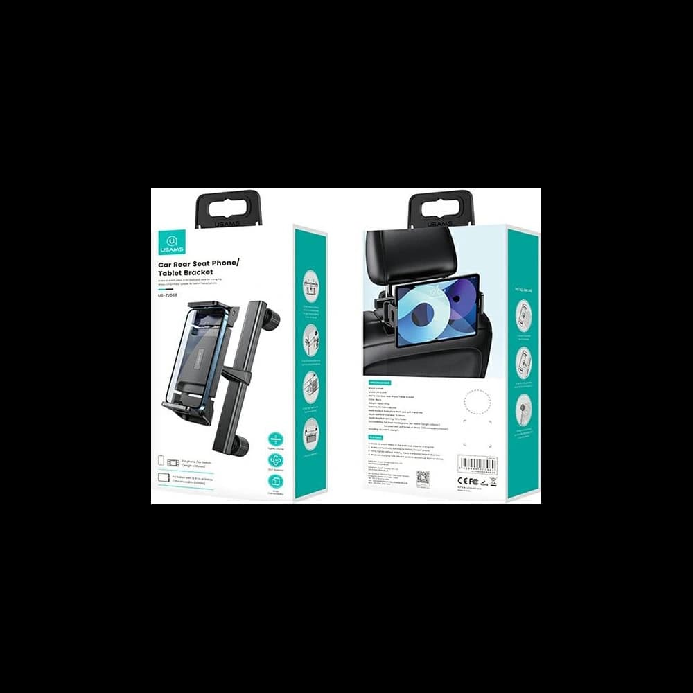 USAMS Autohalterung für Kopfstütze schwarz ZJ68ZJ01 - 8