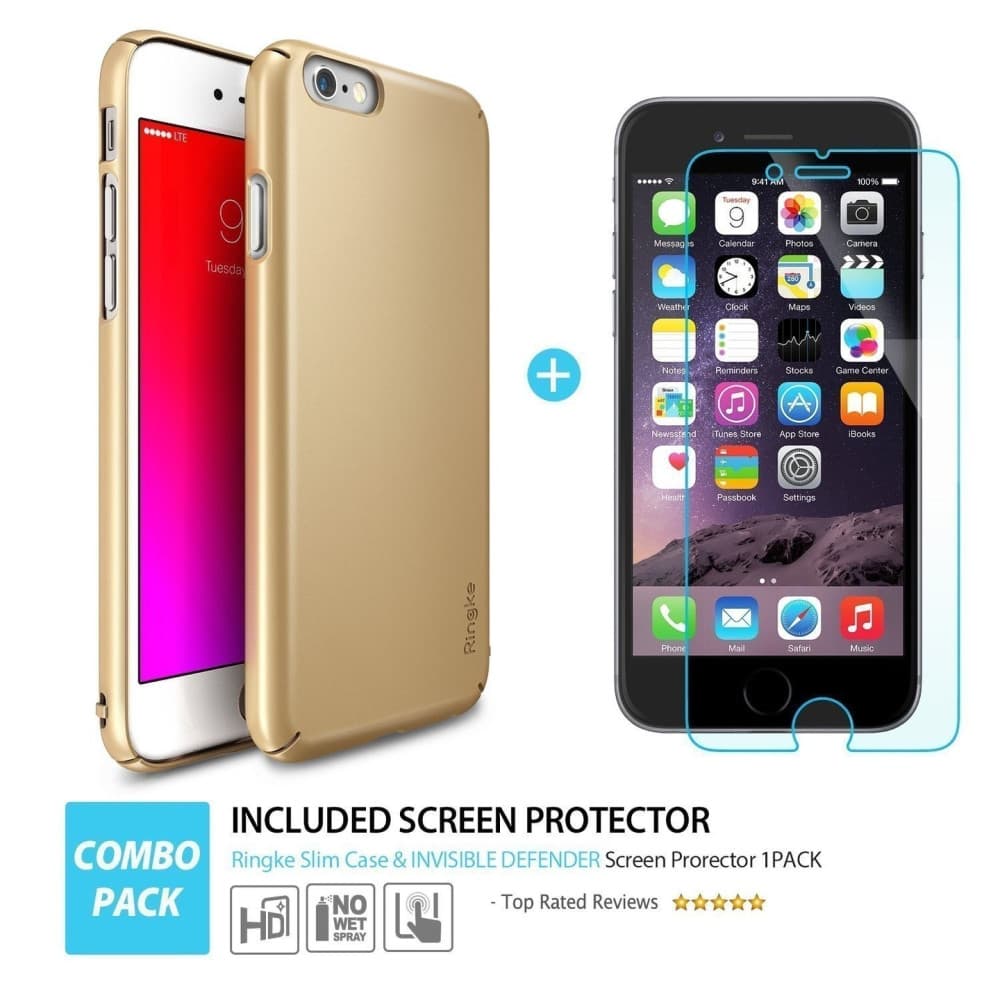 Case Ringke Slim Apple iPhone 6/6s Plus SF Schwarz - 4