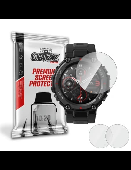 Szkło hybrydowe GrizzGlass HybridGlass do Amazfit T-Rex Pro