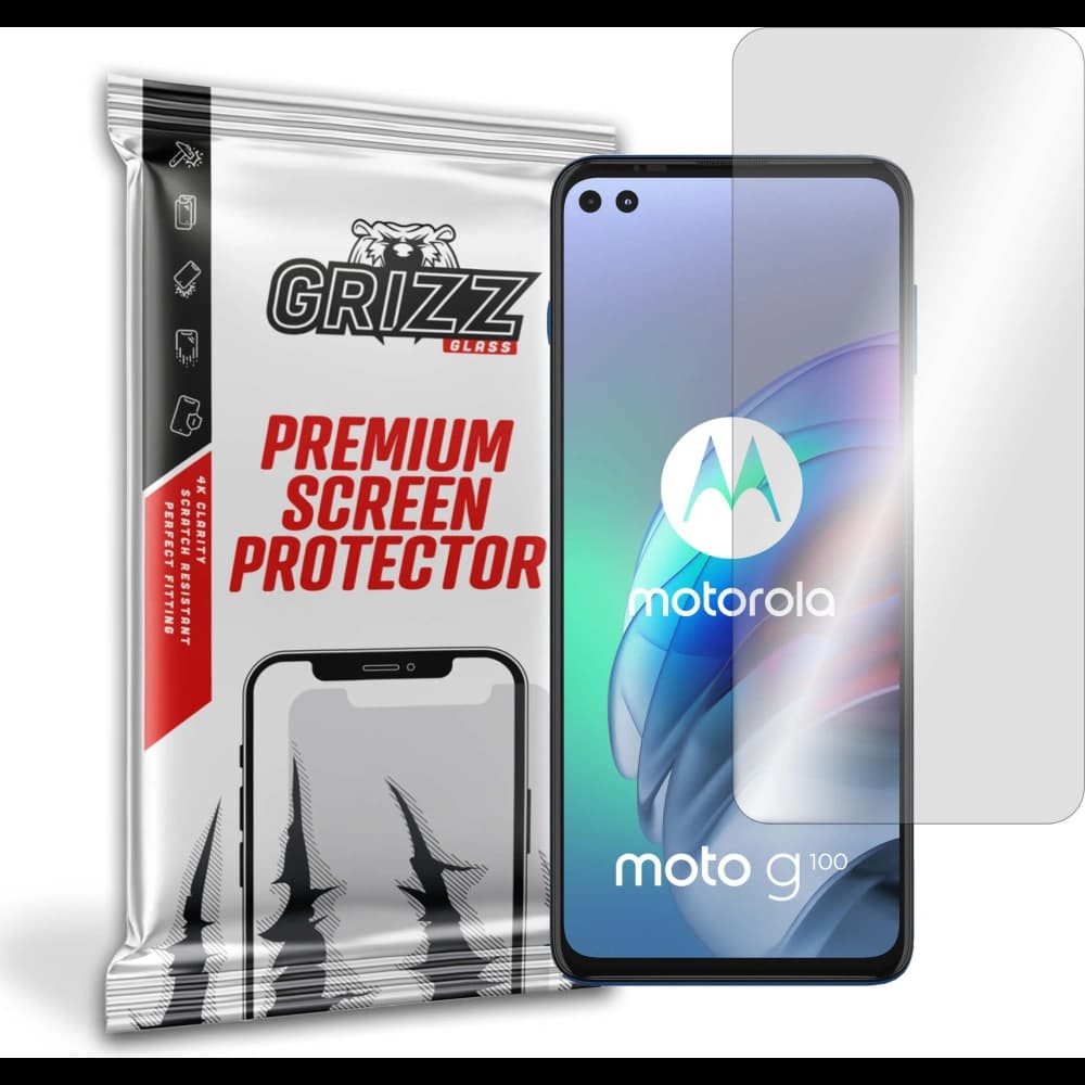 Hybriční sklo GrizzGlass HybridGlass pro Motorola Moto G100 5G - 1