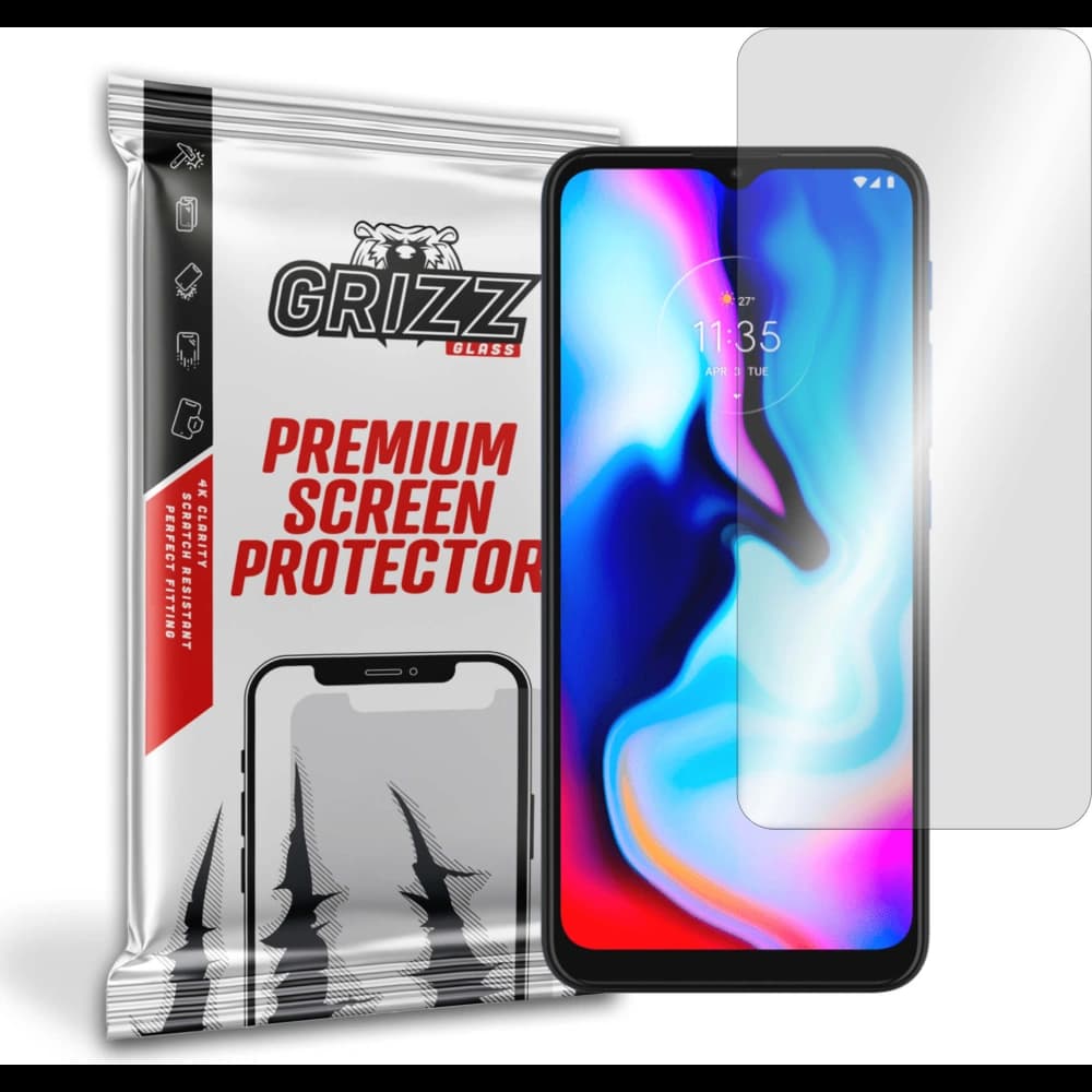 Hyb ridní sklo GrizzGlass HybridGlass pro Motorola Moto E7 Plus - 1