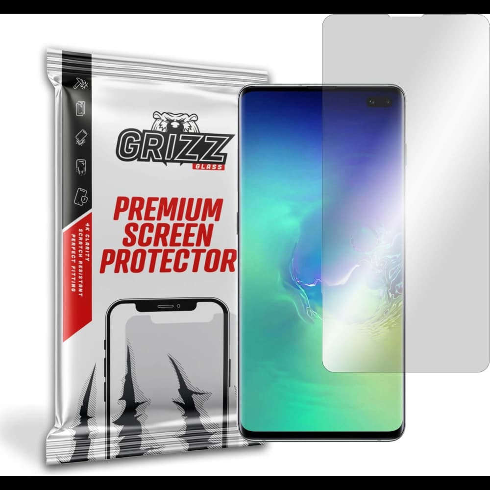 GrizzGlass Hydrofilm Samsung Galaxy S10+ Plus - 1