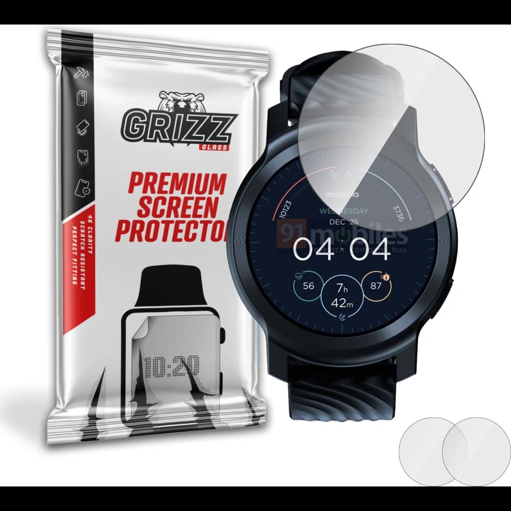 Hybriertes Glas GrizzGlass HybridGlass für Motorola Moto Watch 100 - 1