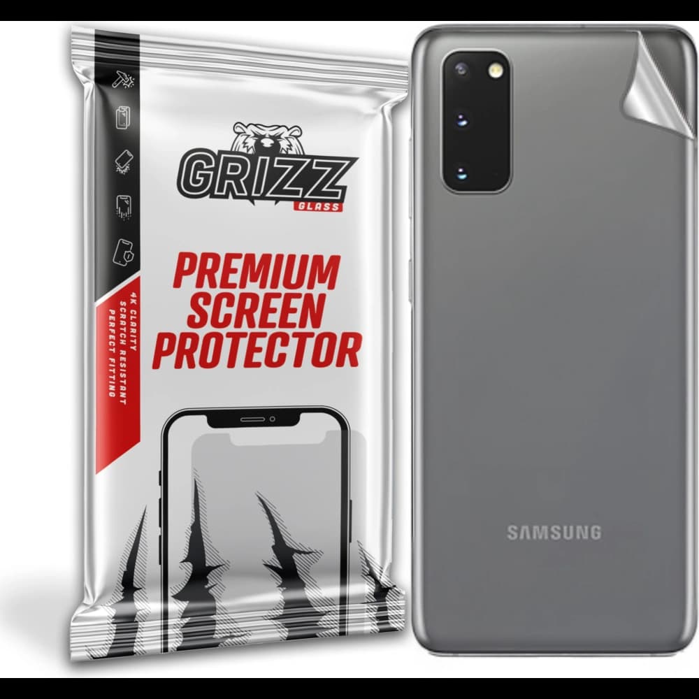 Fólia hátlapra GrizzGlass UltraSkin a Samsung Galaxy S20+ Plus számára - 1