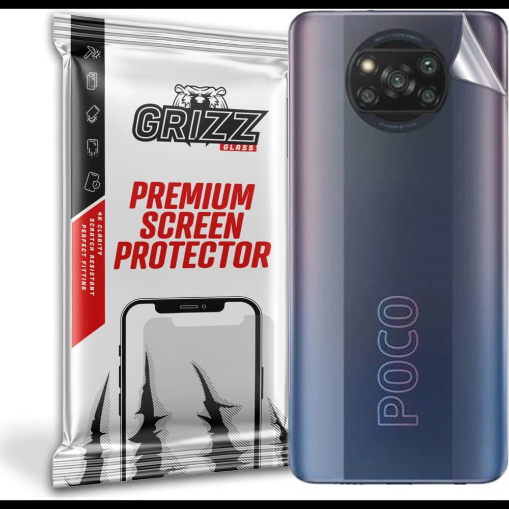 Fólie na zadní stranu GrizzGlass UltraSkin pro Xiaomi POCO X3 Pro - 1