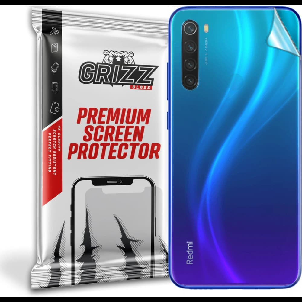Fólia hátulra GrizzGlass UltraSkin a Xiaomi Redmi Note 8 2021-hez - 1