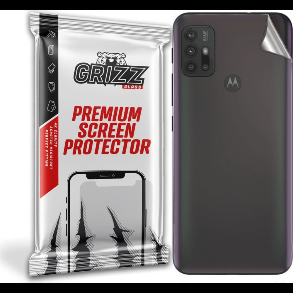 Fólia hátulra GrizzGlass SatinSkin Motorola Moto G30-hoz - 1