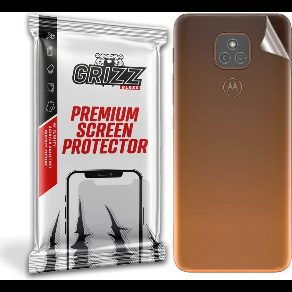 Fólie na zadní stranu GrizzGlass SatinSkin pro Motorola Moto E7 Plus - 1