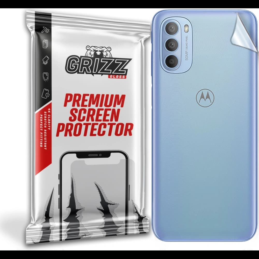 Folie für die Rückseite GrizzGlass SatinSkin für Motorola Moto G31 - 1