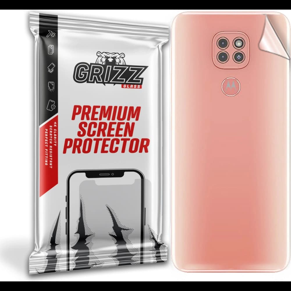 Folie GrizzGlass SatinSkin spate pentru Motorola Moto G9 Play - 1