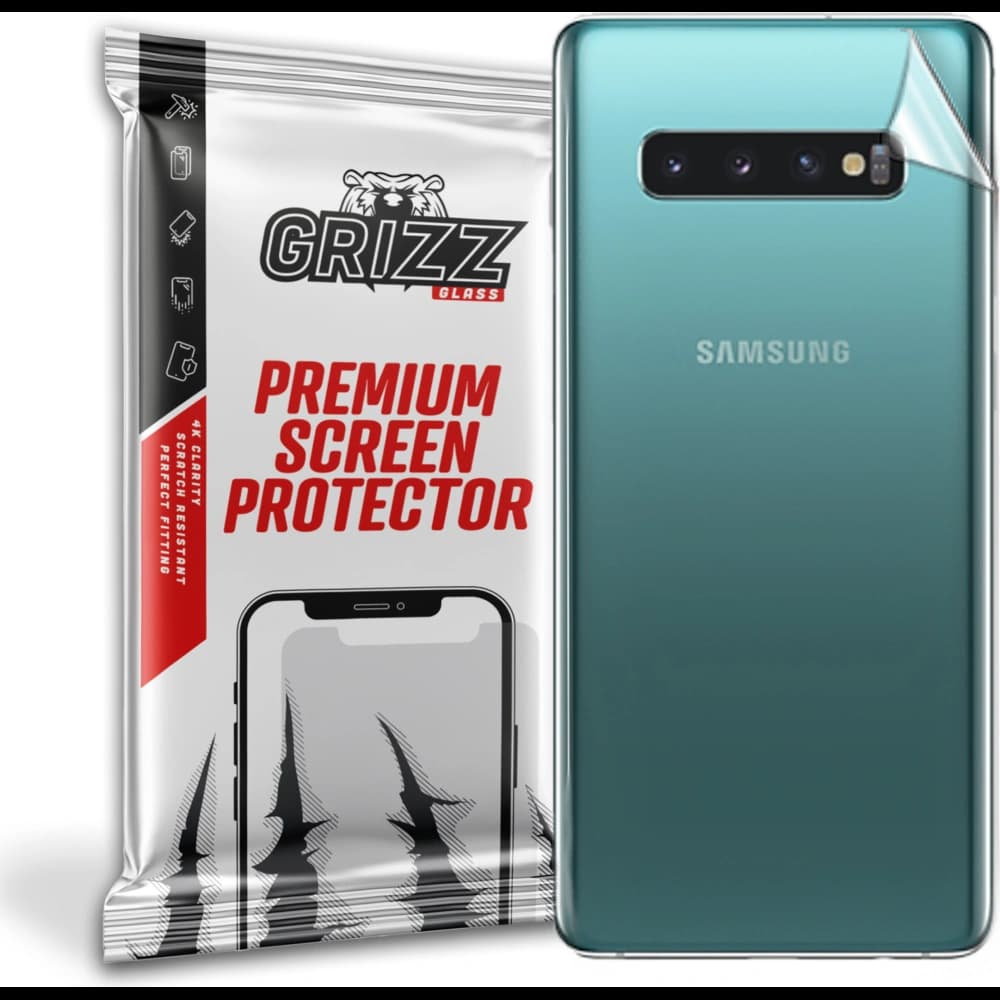GrizzGlass UltraSkin Samsung Galaxy S10+ Plus - 1