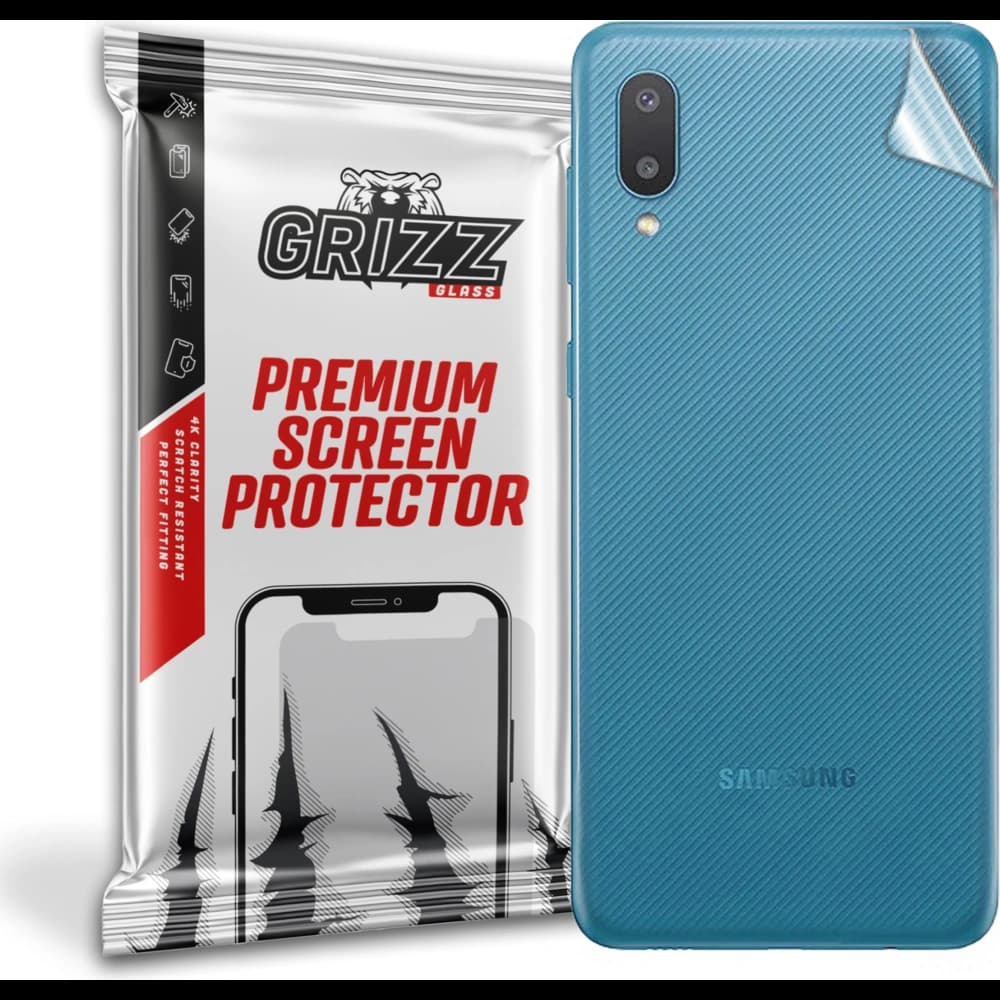 Folie für die Rückseite GrizzGlass SatinSkin für Samsung Galaxy M02 - 1