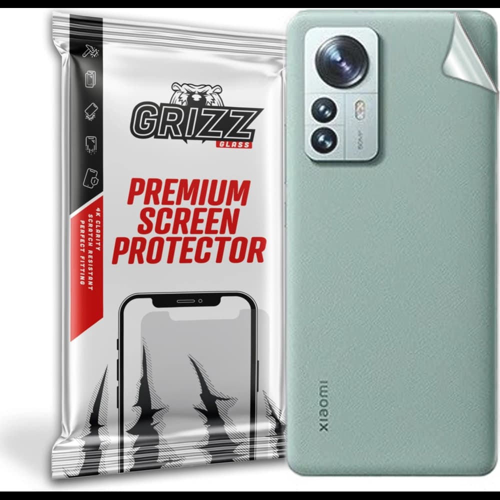 Fólie na zadní stranu GrizzGlass SatinSkin pro Xiaomi 12 - 1