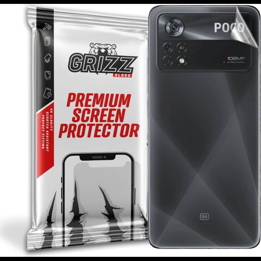 Fólie na zadní stranu GrizzGlass SatinSkin pro Xiaomi POCO X4 Pro - 1