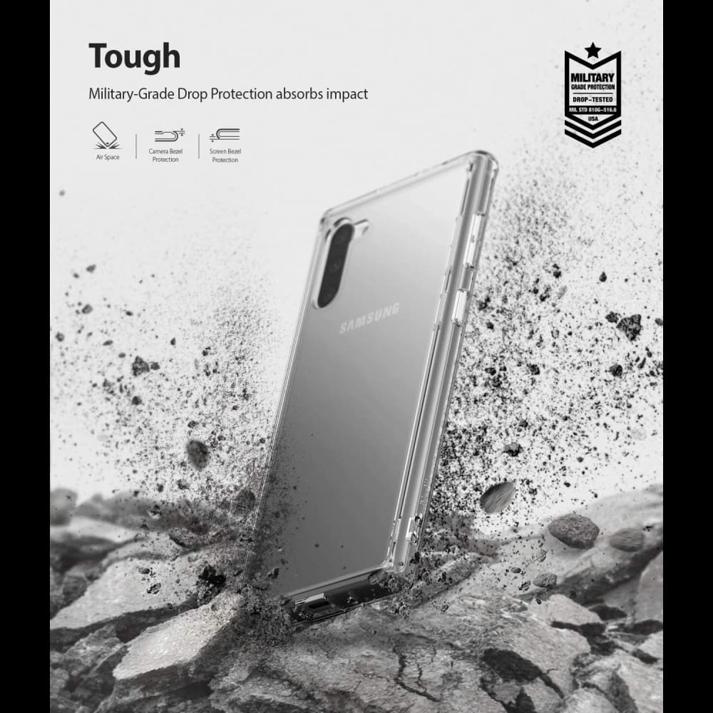 Etui Ringke Fusion Samsung Galaxy Note 10 Clear - 4