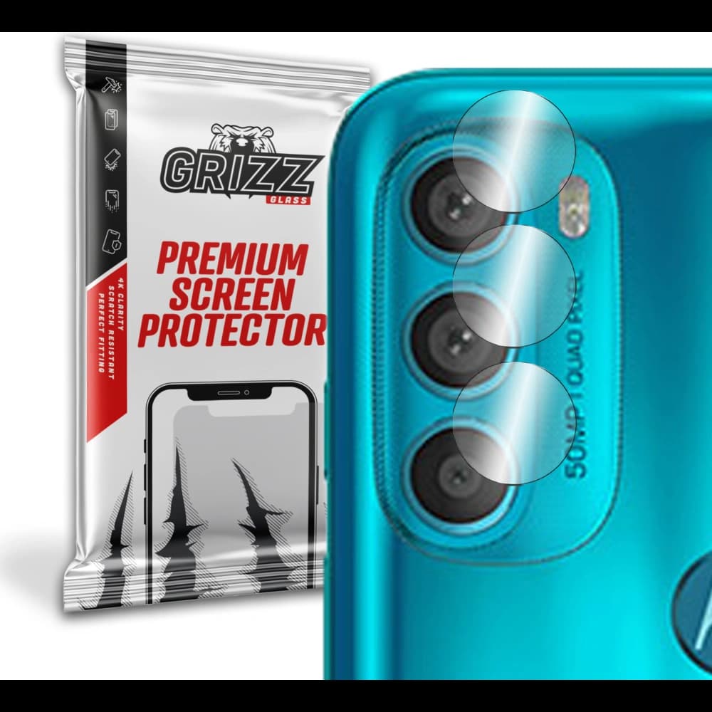 Glas für die Kamera GrizzGlass HybridGlass für Motorola Moto G71 - 1
