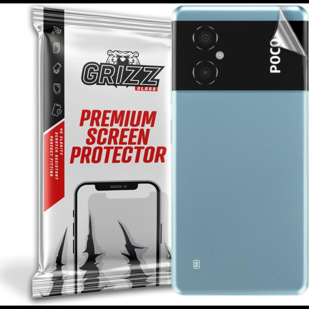 Folie für die Rückseite GrizzGlass SatinSkin für Xiaomi POCO M4 5G - 1
