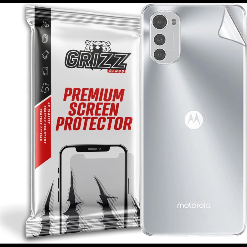 Fólia hátulra GrizzGlass SatinSkin Motorola Moto E32-hez - 1