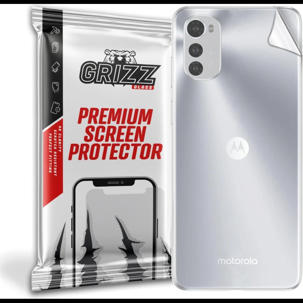 Folie für die Rückseite GrizzGlass SatinSkin für Motorola Moto E32s - 1