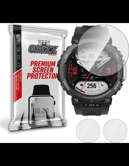 Szkło hybrydowe GrizzGlass HybridGlass do Amazfit T-Rex 2