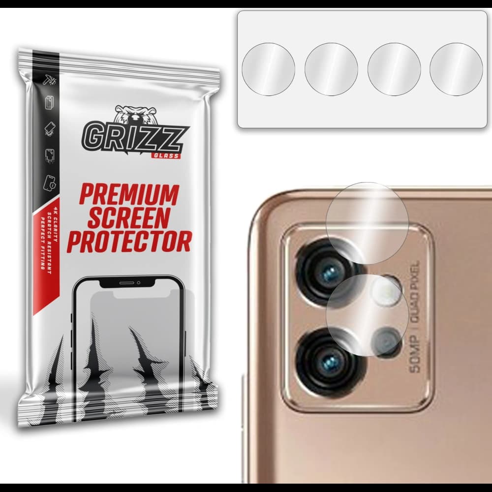 GrizzGlass HybridGlass Geam de cameră pentru Motorola Moto G32 - 1