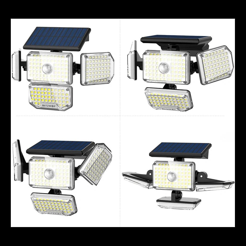 Außen-LED-Solarleuchte Blitzwolf BW-OLT6 mit Bewegungs- und Dämmerungssensor - 3