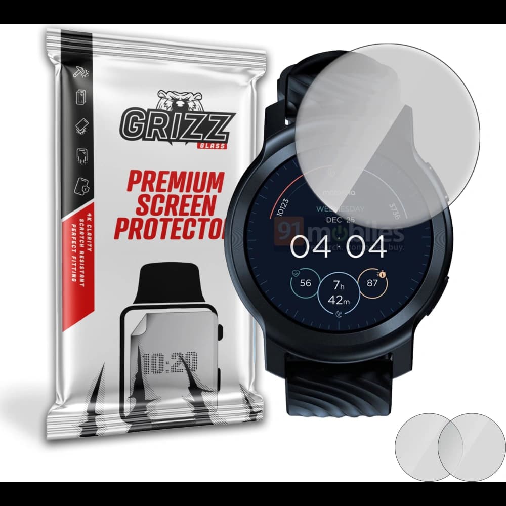 Matte Folie GrizzGlass PaperScreen für Motorola Moto Watch 100 - 1