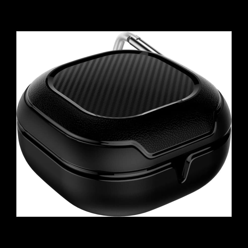 Tech-Protect Rough Carbon Samsung Galaxy Buds 2 Pro/2/Pro/Live Black - 4