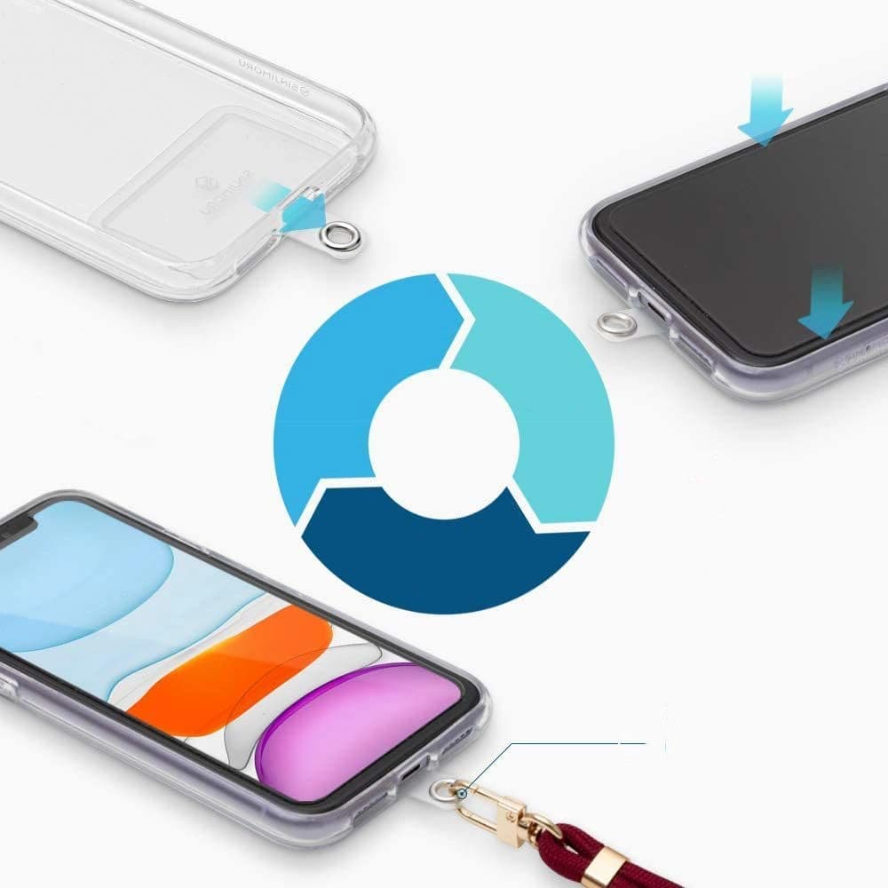 Smycz pentru telefon Tech-Protect Chain Universal Strap Black - 2