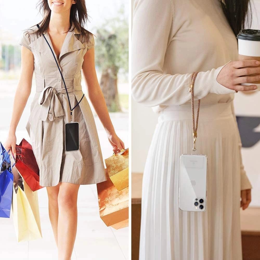 Smycz pentru telefon Tech-Protect Chain Universal Strap Black - 4