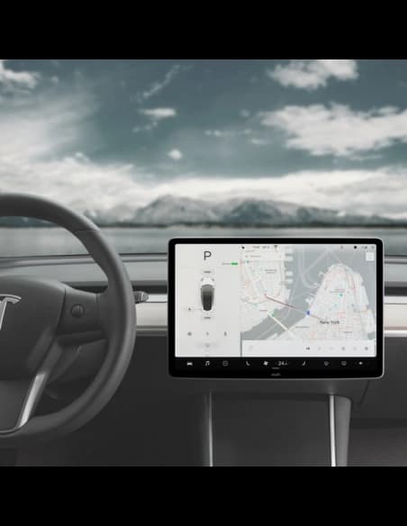 Folii de protecție mată Moshi iVisor AG Tesla Model 3/Y (ramă neagră)
