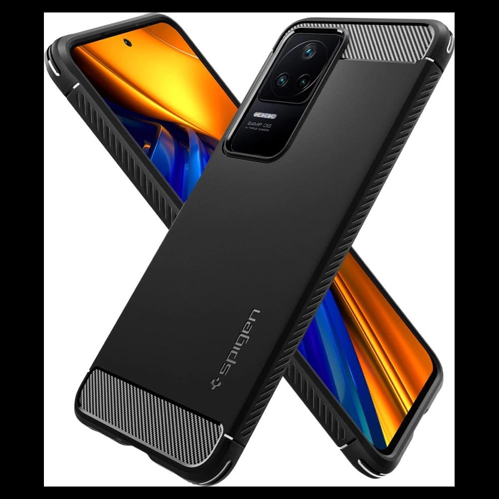 Spigen Rugged Armor POCO F4 Matte Black - 6