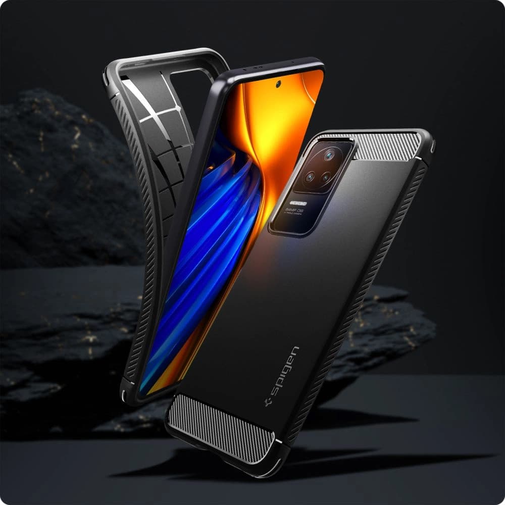 Spigen Rugged Armor POCO F4 Matte Black - 8