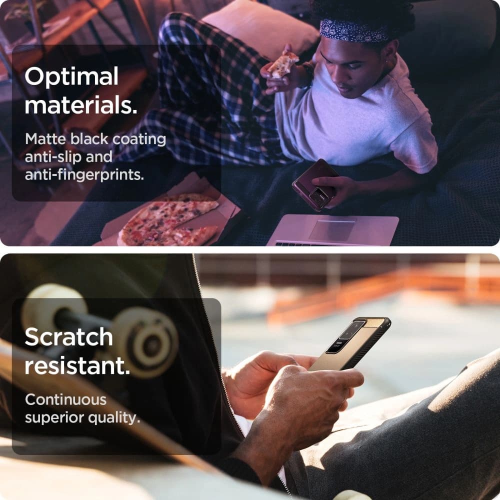 Spigen Rugged Armor POCO F4 Matte Black - 11