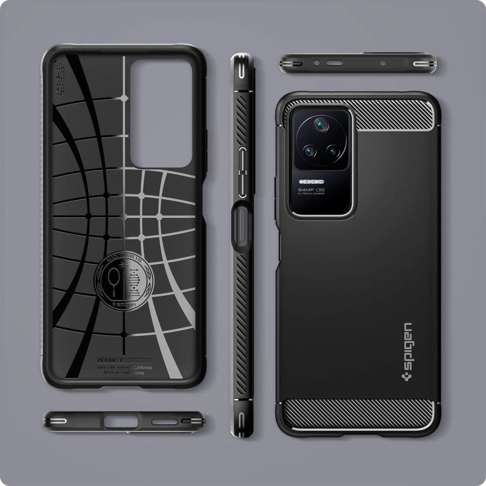 Spigen Rugged Armor POCO F4 Matte Black - 13