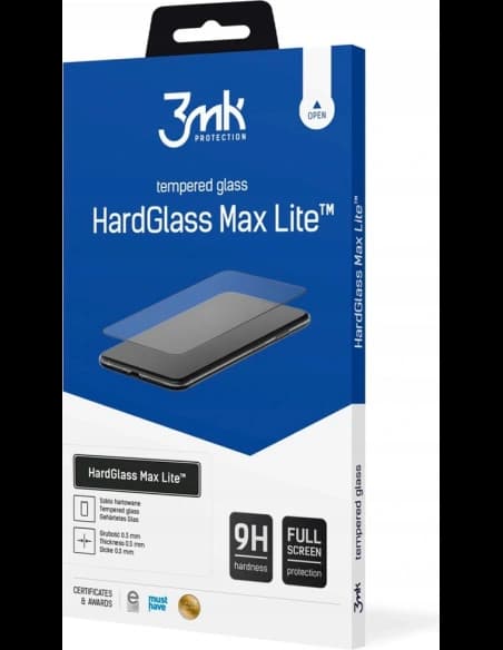 Edzett üveg 3MK HardGlass Max Lite Xiaomi 12 Lite fekete