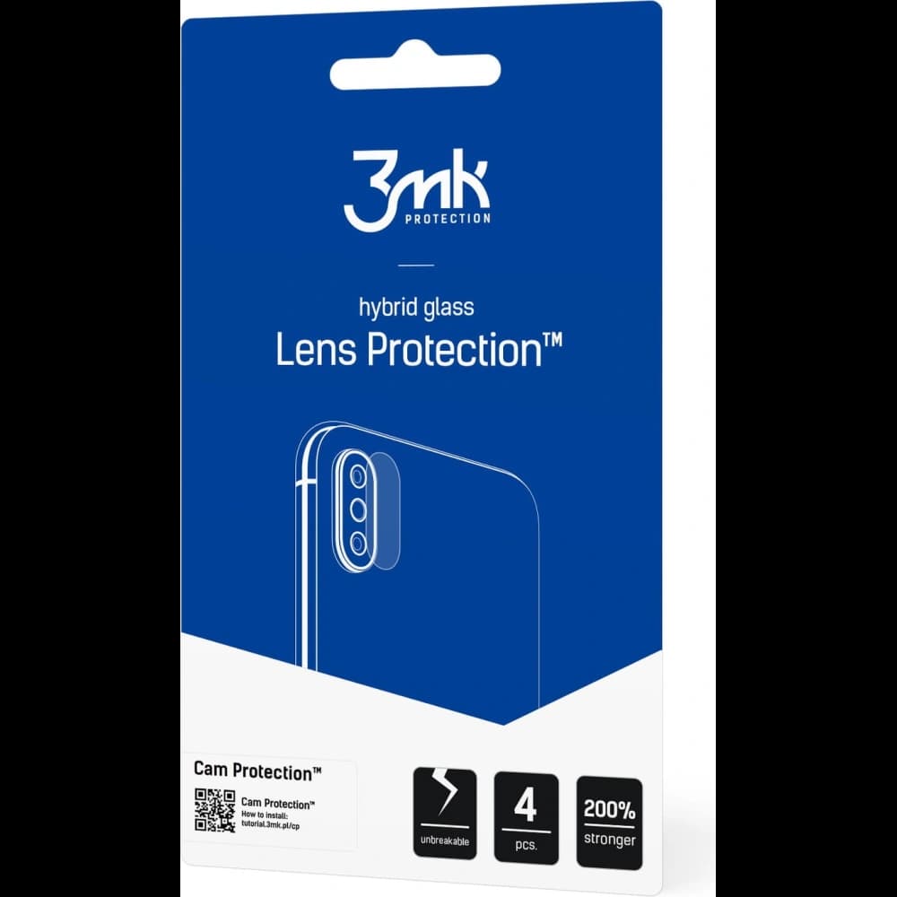 Sticlă hibridă pentru obiectivul aparatului 3MK Lens Protection Xiaomi Redmi Note 11S 5G/11T 5G [4 PACK] - 1