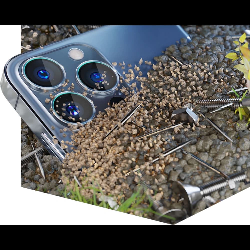 Hybridní sklo na objektiv fotoaparátu 3MK Lens Protection Pro Apple iPhone 14 Pro/14 Pro Max zlatý/gold - 4