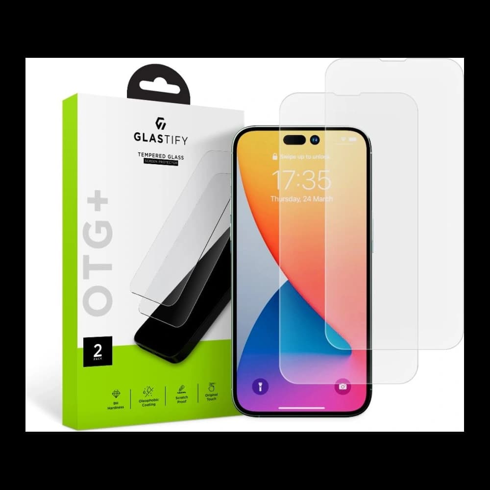 Glastify OTG+ Apple iPhone 14 Pro Clear - 1