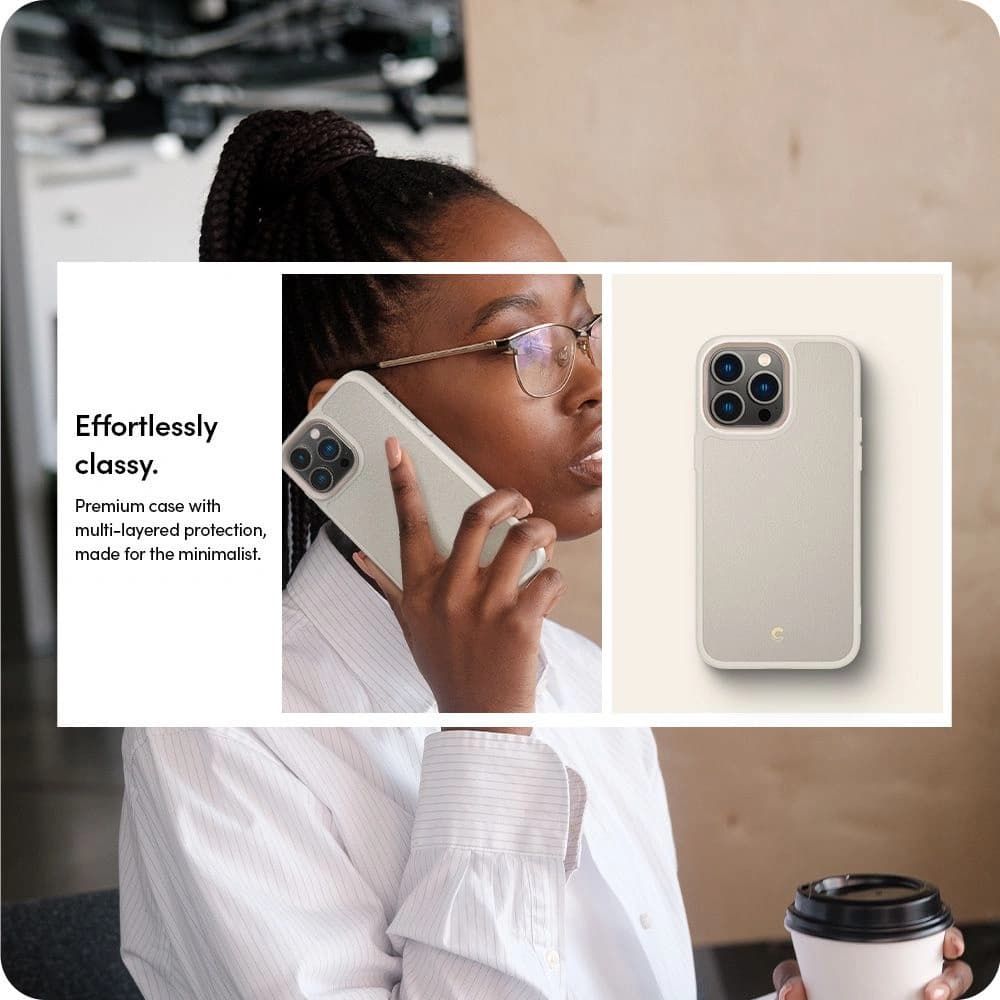 Etui Spigen Cyrill Kajuk Mag MagSafe Apple iPhone 14 Pro Max Krém - 13