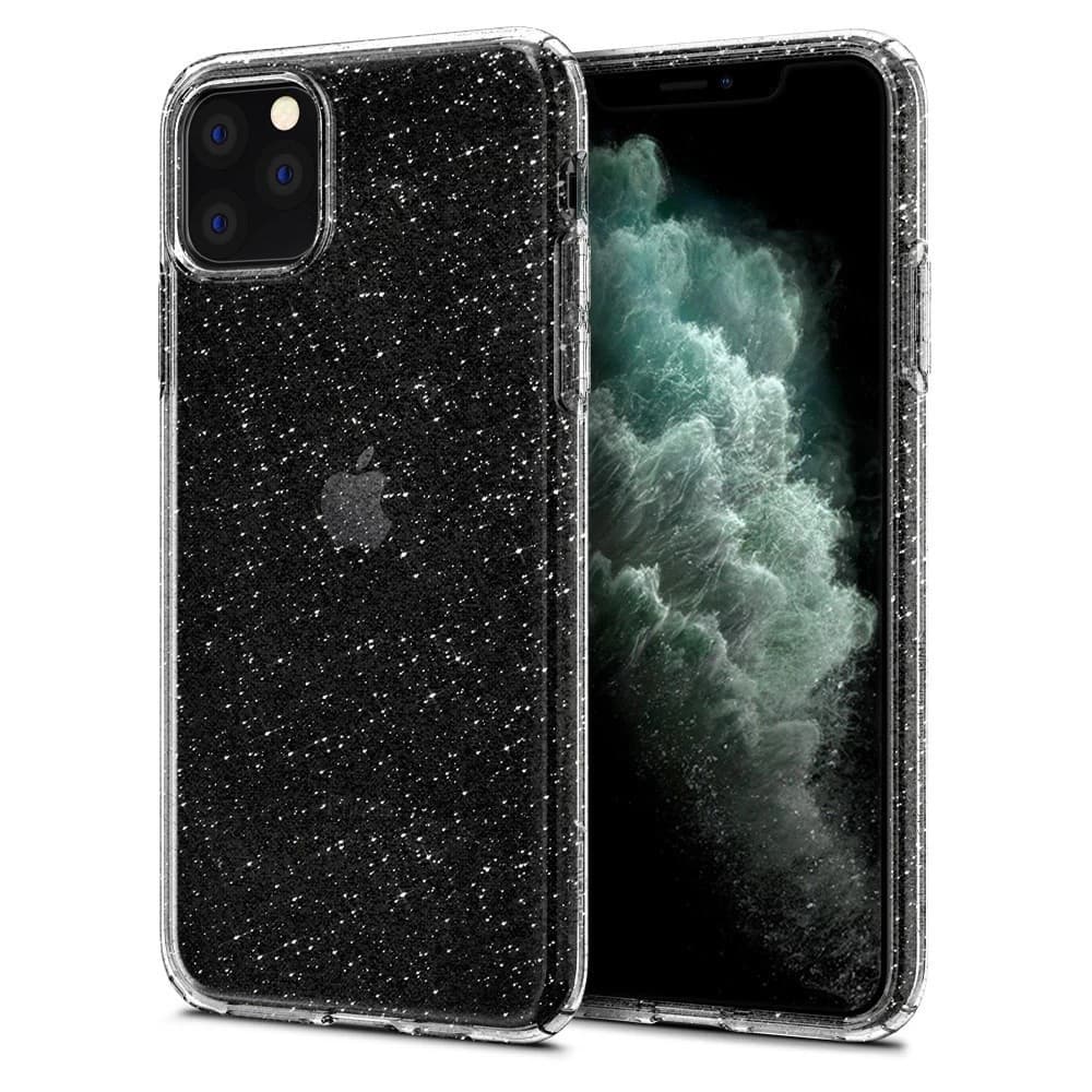 Spigen Apple Carcasă Liquid Crystal Glitter iPhone 11 Pro Max Crystal Quartz