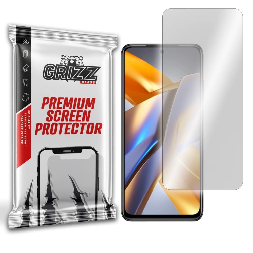 Hybidní sklo GrizzGlass HybridGlass pro POCO M5s - 1