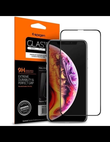 Gehärtetes Glas Spigen GLAS.tR TC 3D Full Cover Case Friendly iPhone 11/iPhone XR