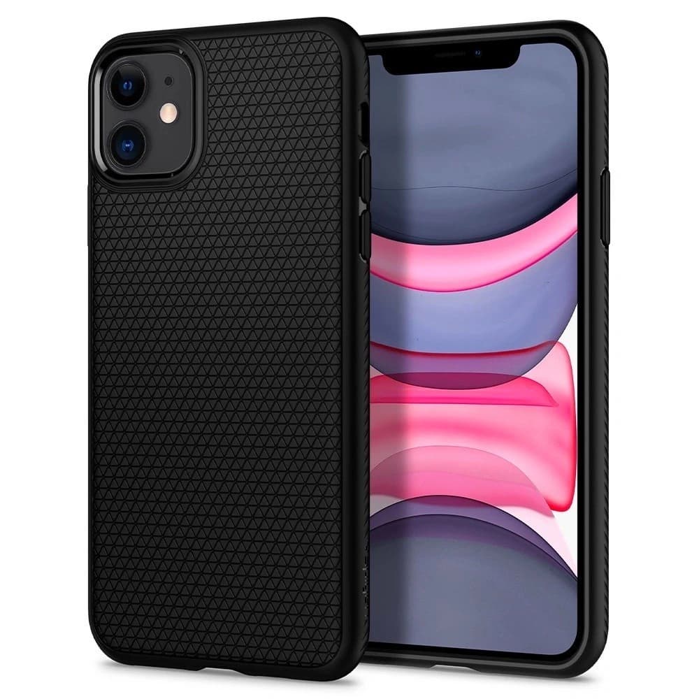 Etui Spigen Liquid Air Apple iPhone 11 Černé - 1