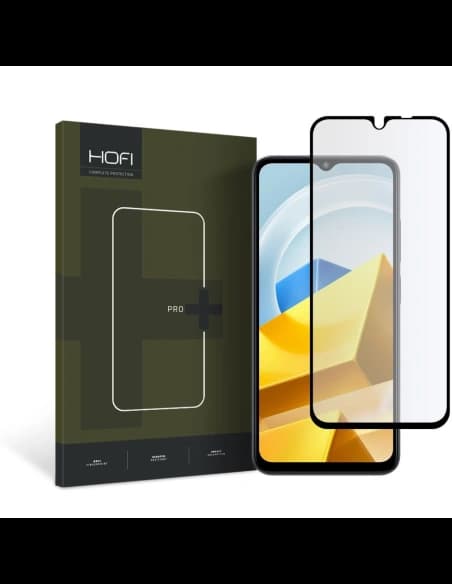 Gehärtetes Glas Hofi Glass Pro+ Xiaomi POCO M5 Schwarz