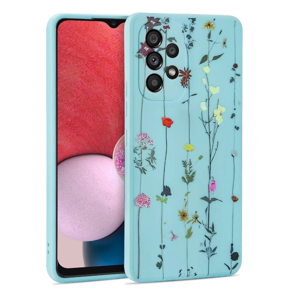 Case Tech-Protect Mood Samsung Galaxy A13 LTE Gartenblau - 1