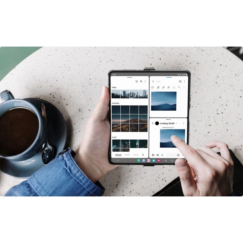 Case Nillkin Camshield Pro Samsung Galaxy Z Fold 4 Schwarz - 7