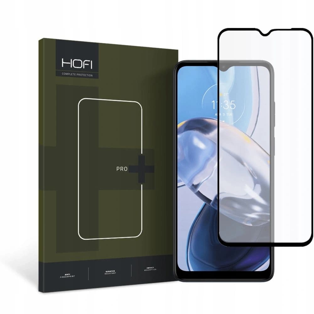 Tvrzené sklo Hofi Glass Pro+ Motorola Moto E22/E22i Černá - 1
